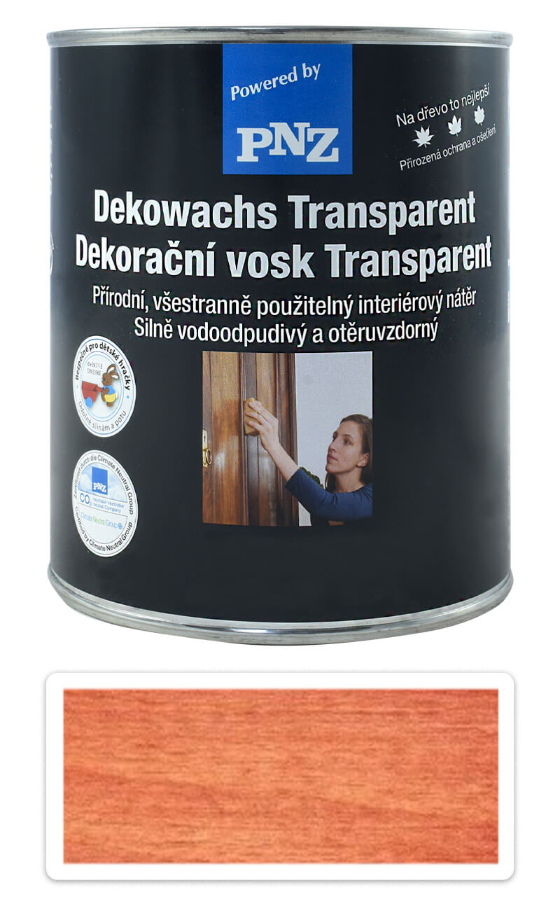 PNZ Dekorační vosk Transparent 0.75 l Mahagon