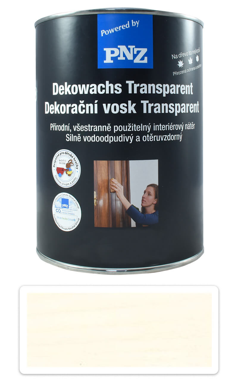 PNZ Dekorační vosk Transparent 2.5 l Bílý