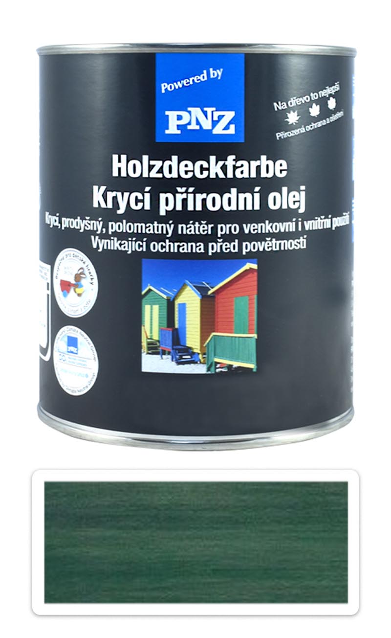 PNZ Krycí přírodní olej 0.75 l Jedlově zelená