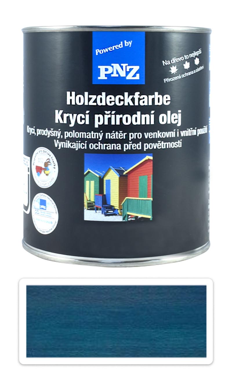 PNZ Krycí přírodní olej 0.75 l Královská modř