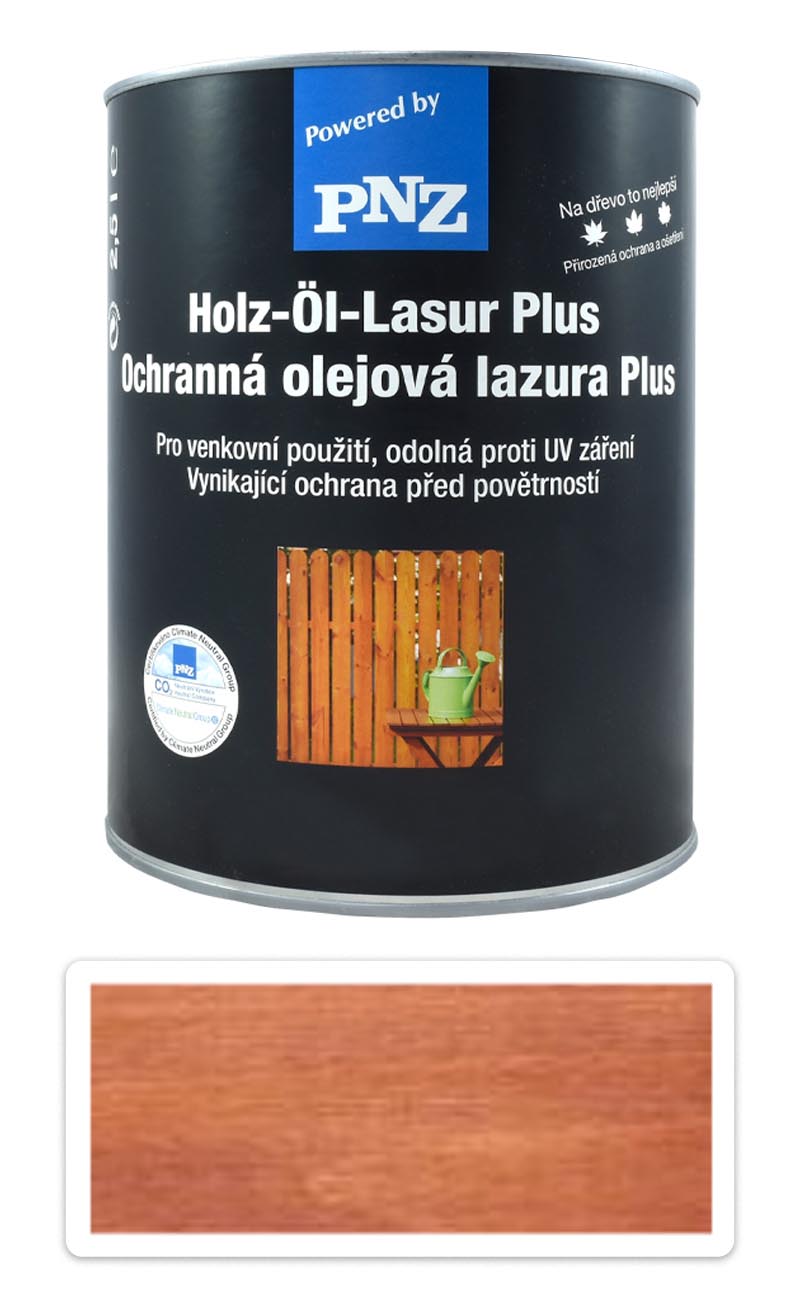 PNZ Ochranná olejová lazura Plus 2.5 l Kaštan