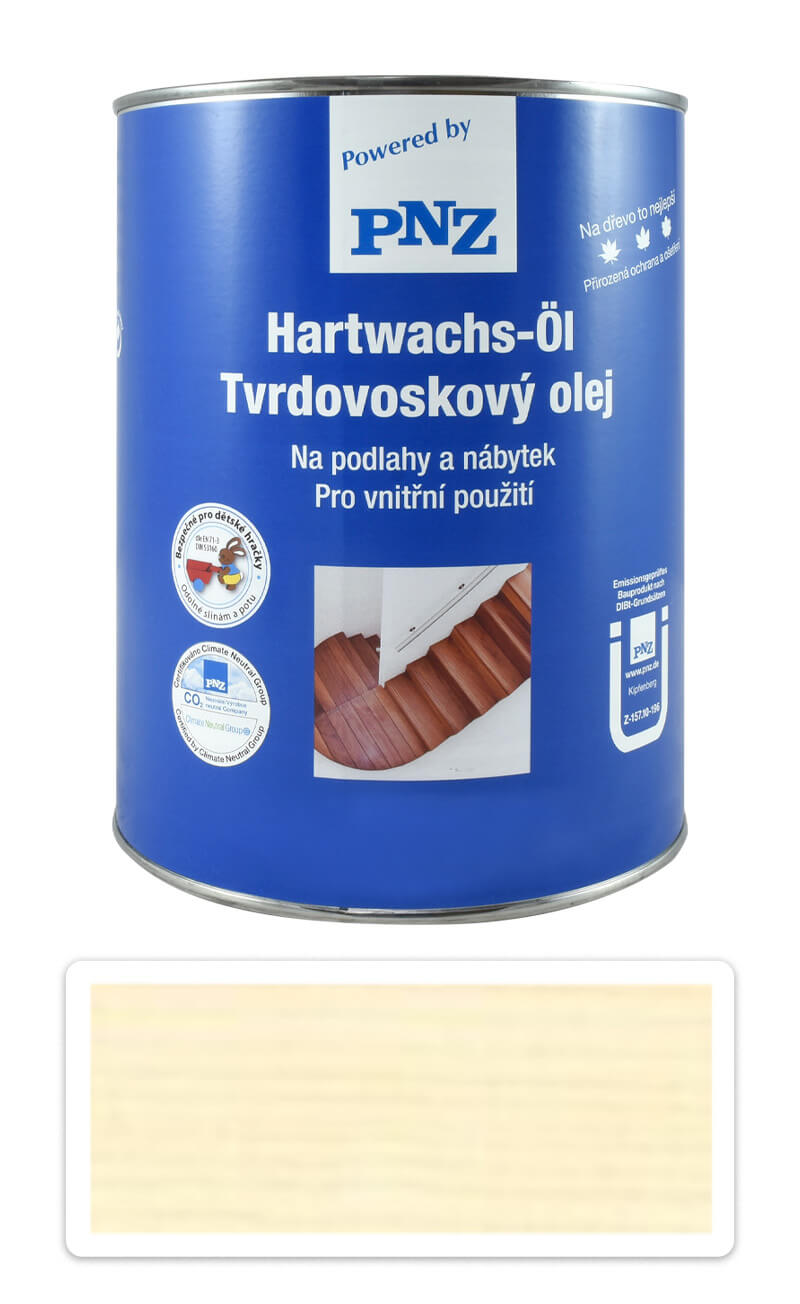 PNZ Tvrdovoskový olej 2.5 l Bezbarvý polomat