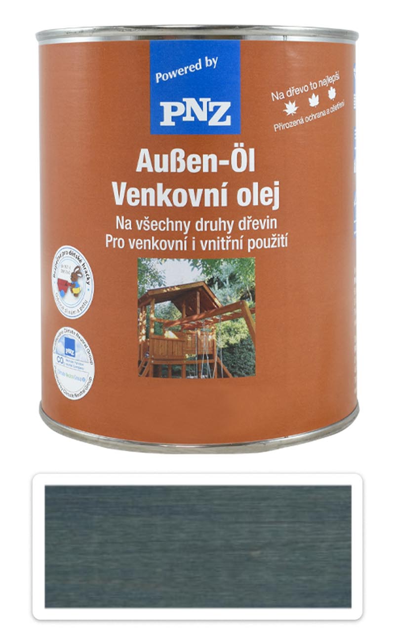 PNZ Venkovní olej 0.75 l Modrošedý