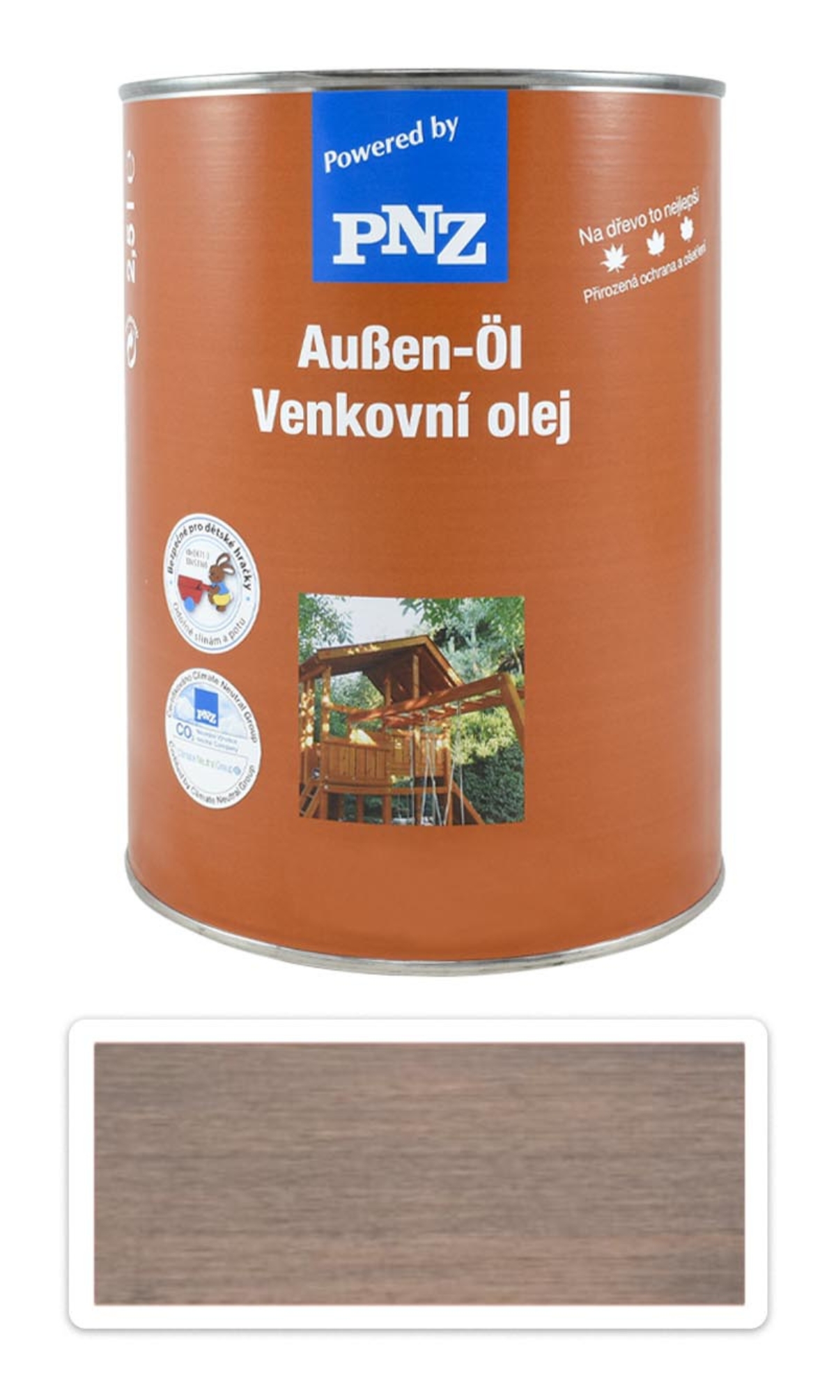 PNZ Venkovní olej 2.5 l Patinově šedý