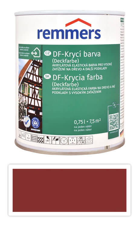 REMMERS DF - Krycí barva 0.75 l Rotbraun / Červenohnědá