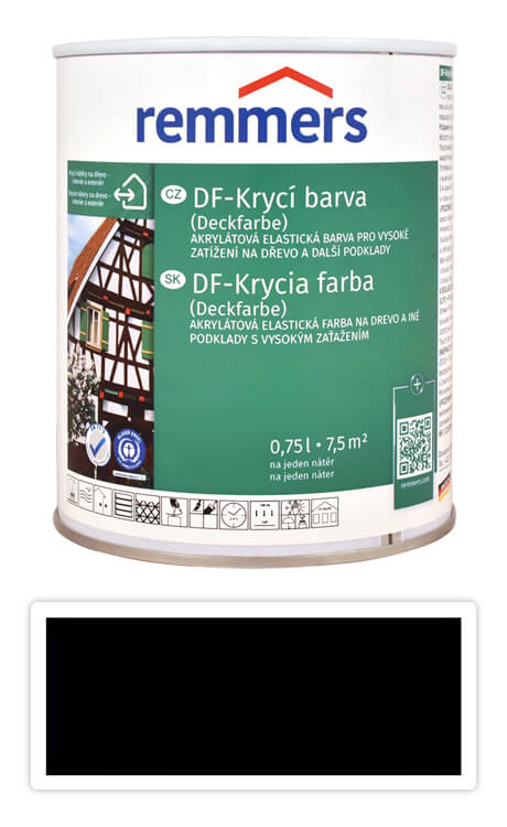 REMMERS DF - Krycí barva 0.75 l Schwarz / Černá