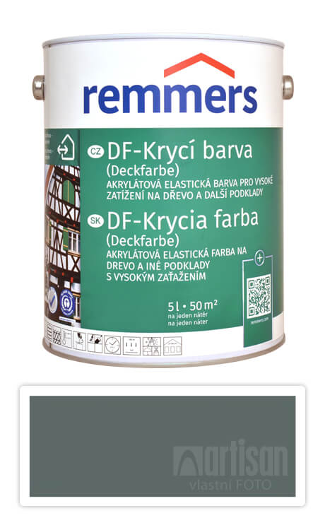 REMMERS DF - Krycí barva 5 l Dunkelgrau / Tmavě šedá