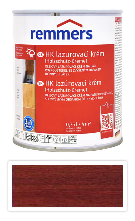 REMMERS HK lazurovací krém 0.75 l Teak