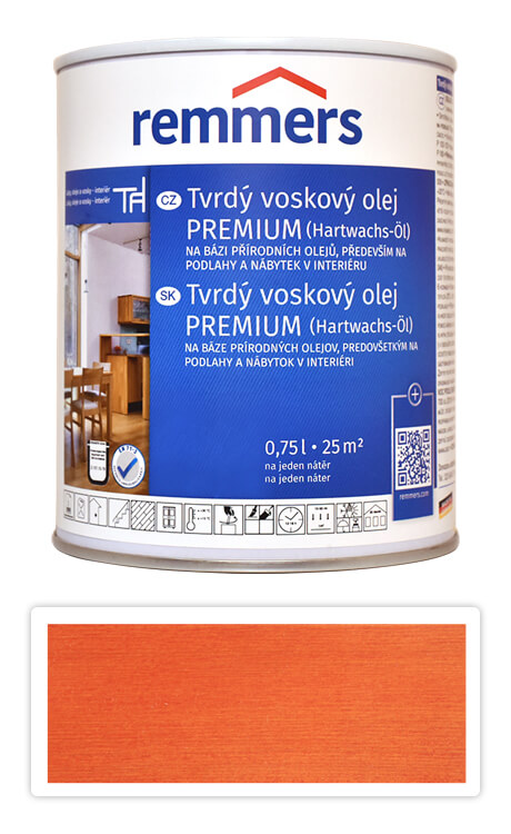 REMMERS Tvrdý voskový olej PREMIUM 0.75 l Mahagon