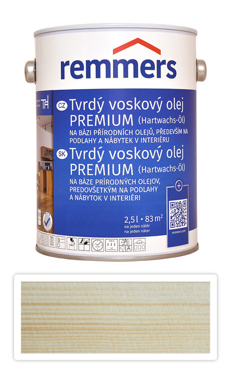 REMMERS Tvrdý voskový olej PREMIUM 2.5 l Bezbarvý