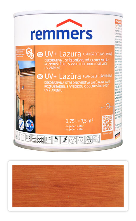 REMMERS UV+ Lazura - dekorativní lazura na dřevo 0.75 l Teak