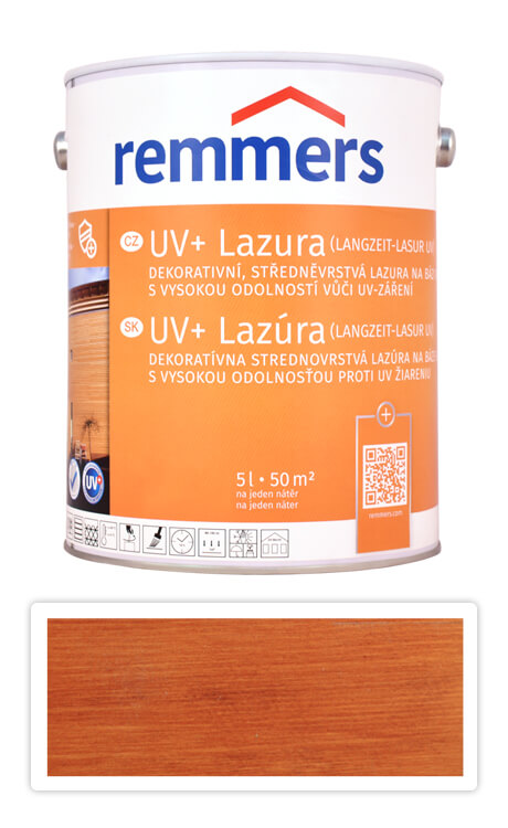 REMMERS UV+ Lazura - dekorativní lazura na dřevo 5 l Teak