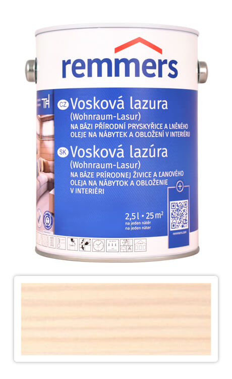 REMMERS Vosková lazura 2.5 l Bílá