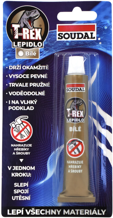 SOUDAL T-REX Lepidlo 25 ml Bílé