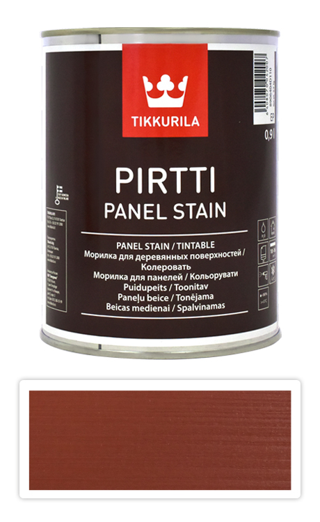 TIKKURILA Pirtti - vodou ředitelné mořidlo na dřevo v interiéru 0.9 l Kettu 5056