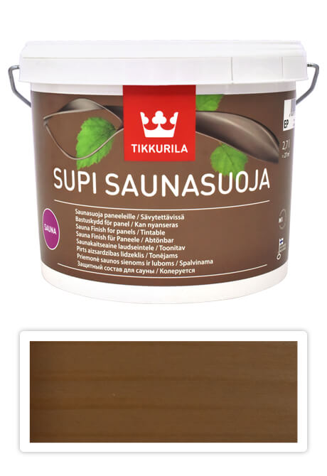 TIKKURILA Supi Sauna Finish - akrylátový lak do sauny 2.7 l Ruoko 5070