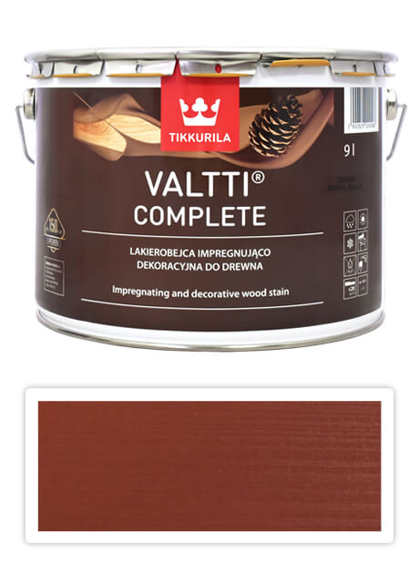 TIKKURILA Valtti Complete - matná tenkovrstvá lazura s ochranou proti UV záření 9 l Kettu 5056