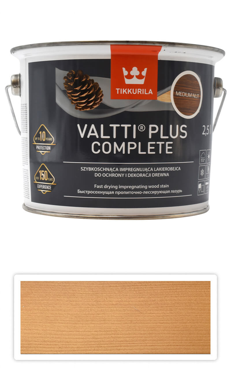 TIKKURILA Valtti Plus Complete - matná tenkovrstvá lazura 2.5 l Italská borovice