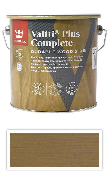 TIKKURILA Valtti Plus Complete - matná tenkovrstvá lazura 2.7 l Heinä 5064