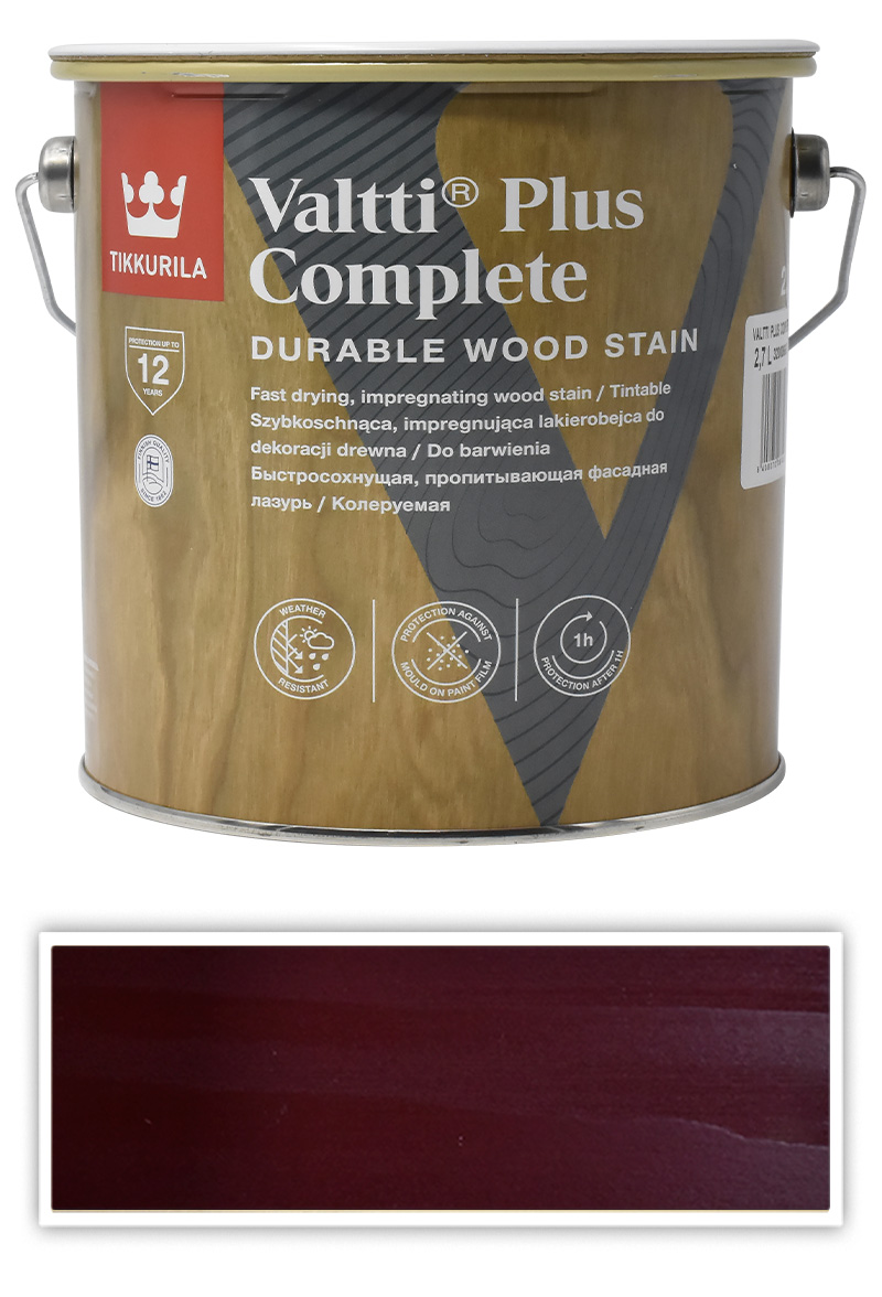 TIKKURILA Valtti Plus Complete - matná tenkovrstvá lazura 2.7 l Kihokki 5075