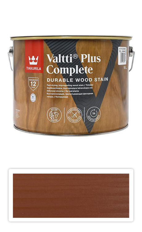 TIKKURILA Valtti Plus Complete - matná tenkovrstvá lazura 9 l Mänty 5055