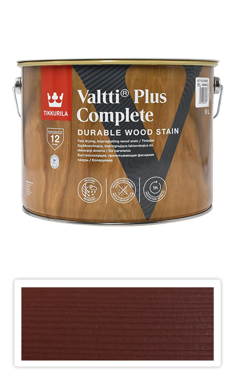 TIKKURILA Valtti Plus Complete - matná tenkovrstvá lazura 9 l Orava 5057