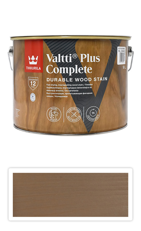 TIKKURILA Valtti Plus Complete - matná tenkovrstvá lazura 9 l Sora 5063