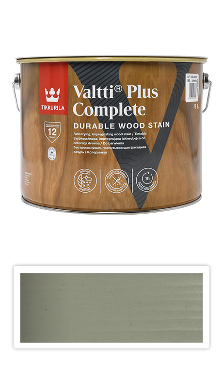 TIKKURILA Valtti Plus Complete - matná tenkovrstvá lazura 9 l Vasa 5080