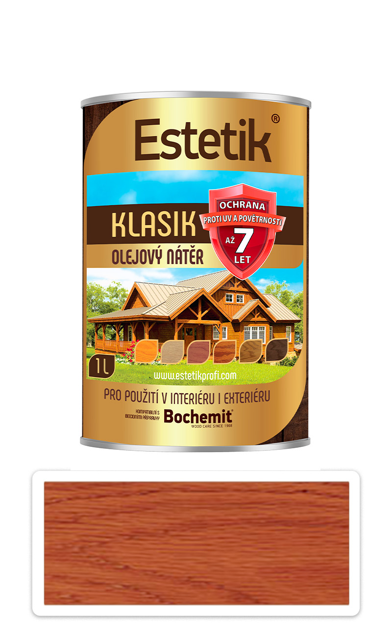 ESTETIK Klasik - tenkovrstvá olejová lazura 1 l Teak