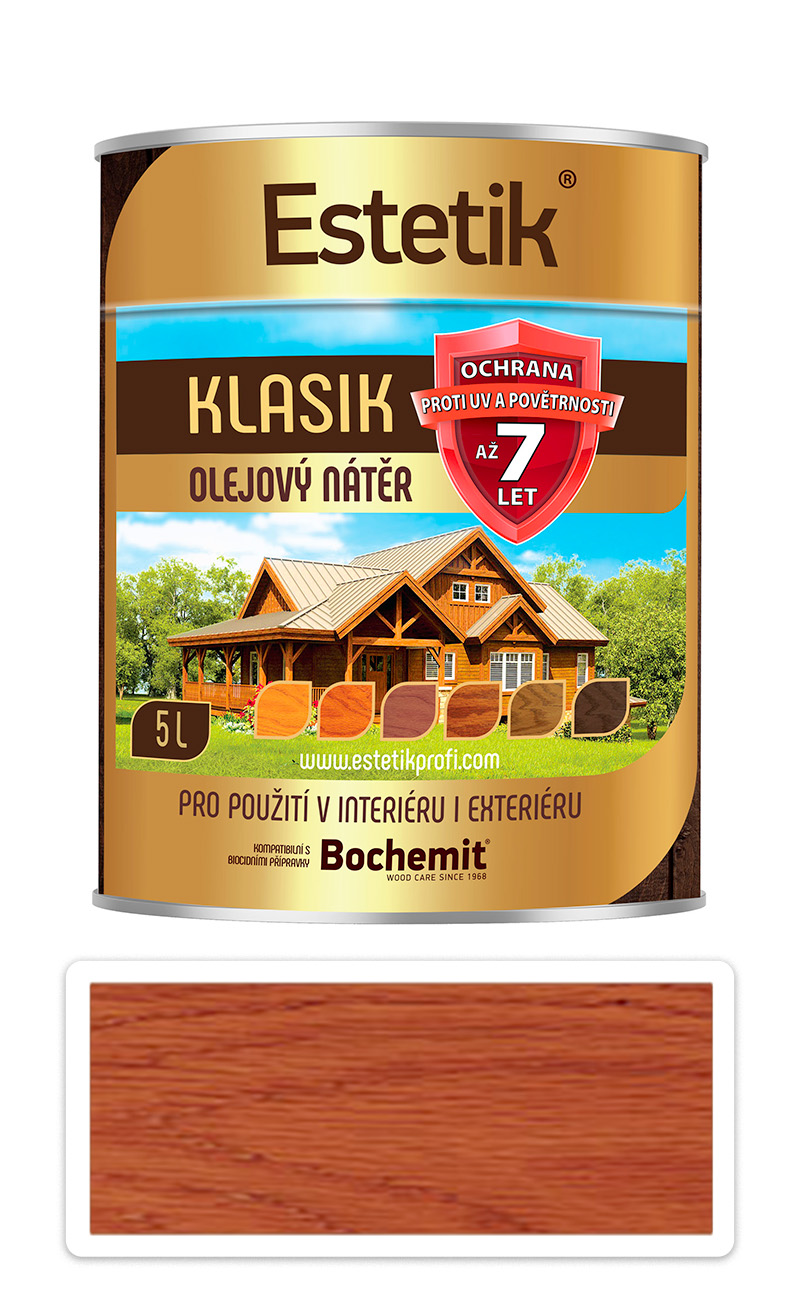 ESTETIK Klasik - tenkovrstvá olejová lazura 5 l Teak