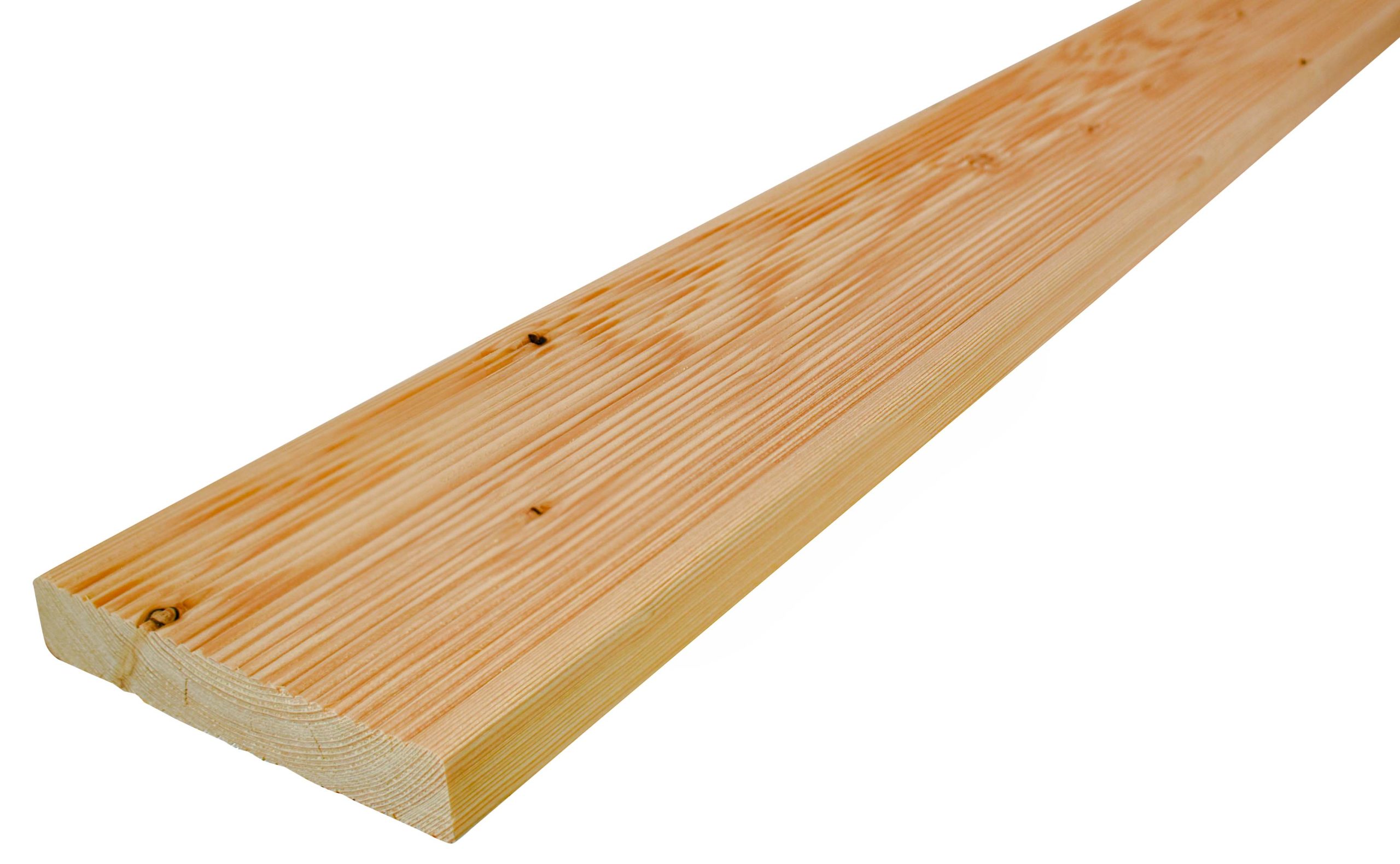 HOLZ-HENKEL Terasová prkna 27x143x4270 Kanadský modřín - povrch jemná drážka