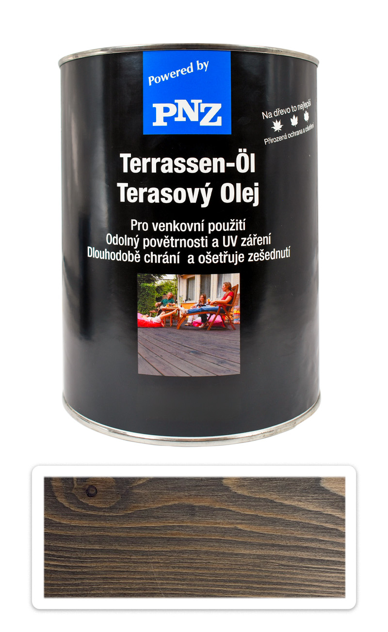 PNZ Terasový olej 2.5 l Černý