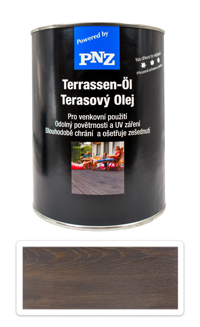 PNZ Terasový olej 2.5 l Šedý