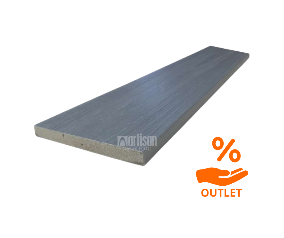 WPC dřevoplastové plotovky Dřevoplus Profi rovné 15x138x1500 Grey - ARTISAN OUTLET STRAKY AO49 - 7 ks